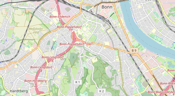 Künstler auf Karte