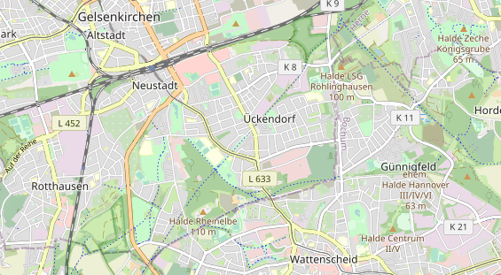 Künstler auf Karte