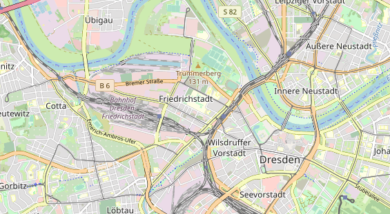 Künstler auf Karte