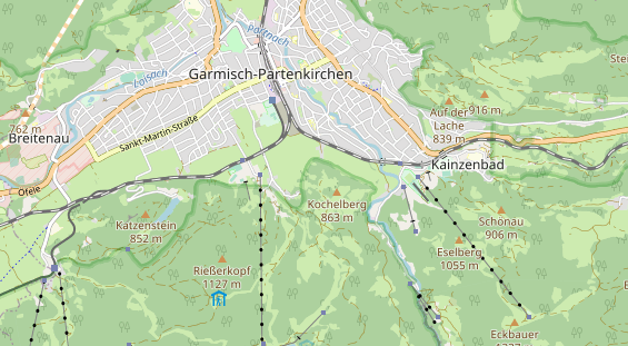 Künstler auf Karte