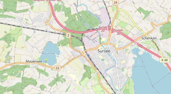 Tagungshotels auf Karte