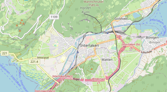 Tagungshotels auf Karte