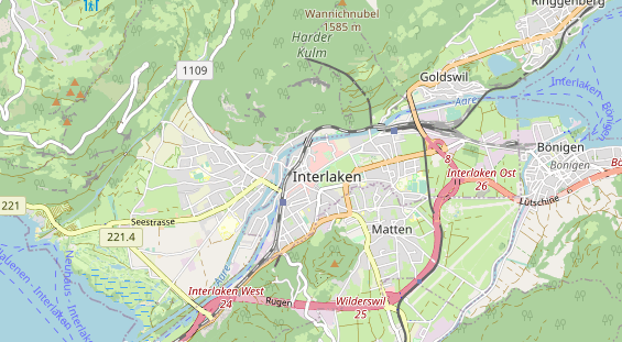 Tagungshotels auf Karte