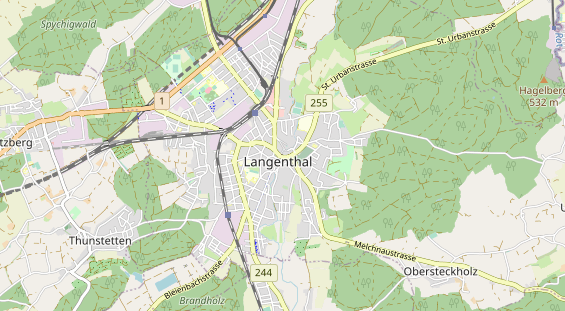 Tagungshotels auf Karte