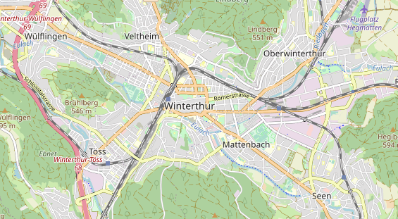 Tagungshotels auf Karte