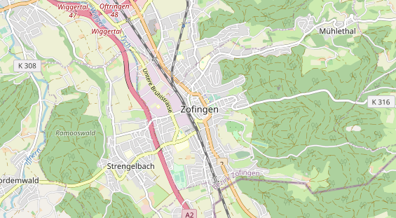 Tagungshotels auf Karte
