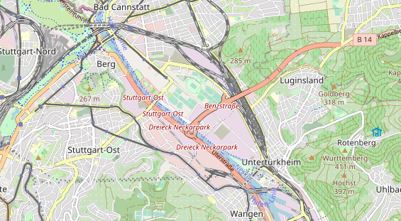 Eventlocations auf Karte