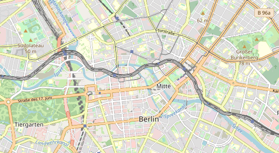 Eventlocations auf Karte