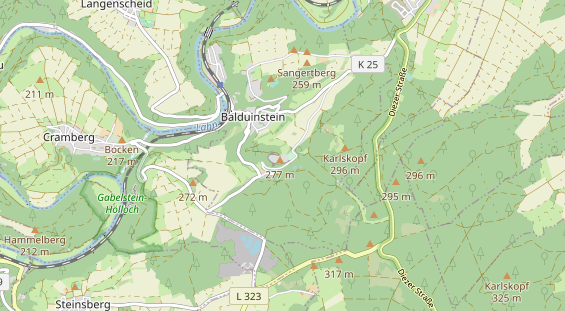 Eventlocations auf Karte