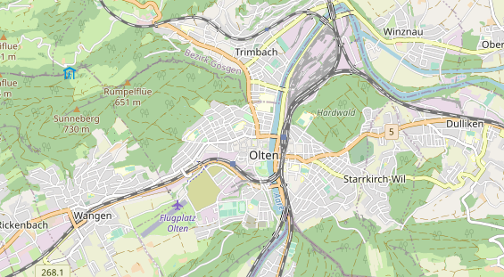 Eventlocations auf Karte