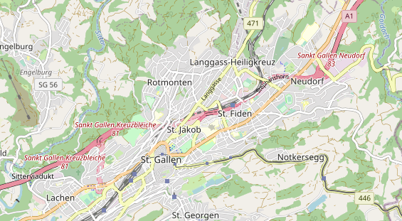 Eventlocations auf Karte