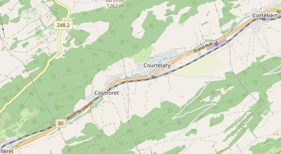 Eventlocations auf Karte