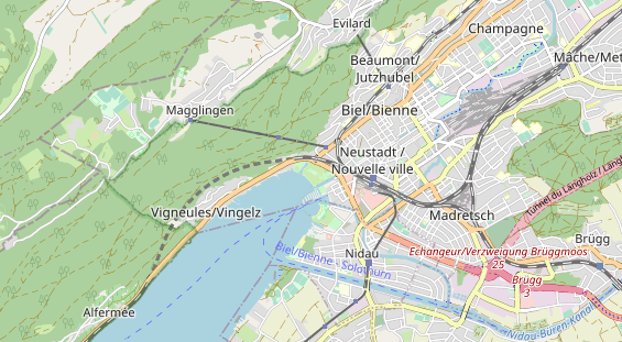 Eventlocations auf Karte