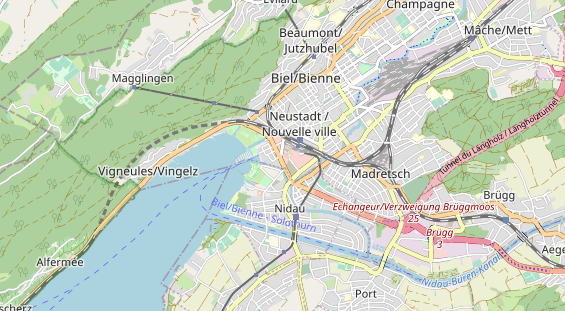 Eventlocations auf Karte