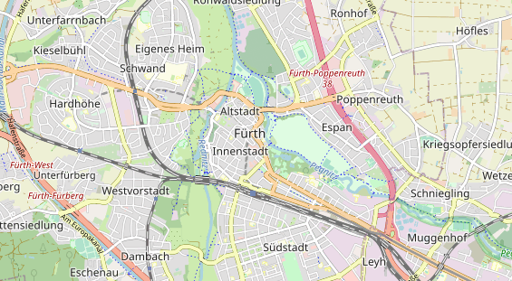 Eventlocations auf Karte