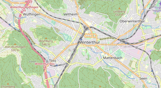 Eventlocations auf Karte