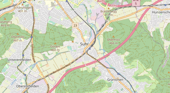 Eventlocations auf Karte