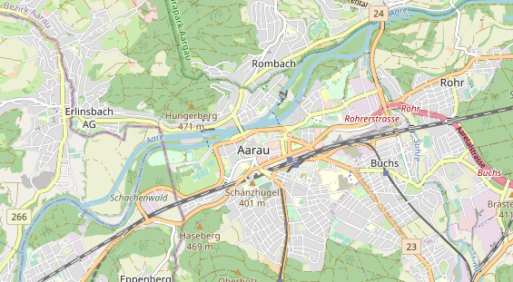 Eventlocations auf Karte