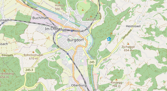 Eventlocations auf Karte