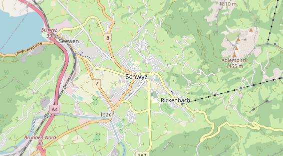 Eventlocations auf Karte