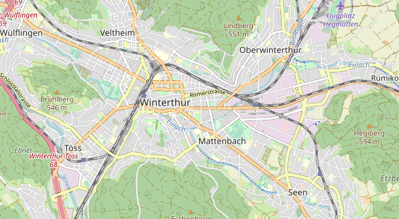 Eventlocations auf Karte