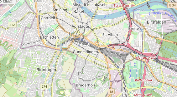 Eventlocations auf Karte