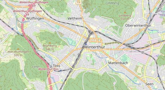 Eventlocations auf Karte