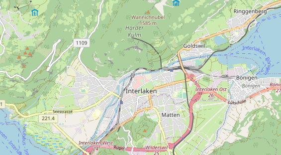 Eventlocations auf Karte