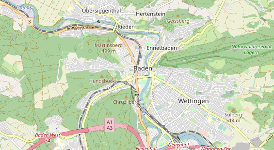 Eventlocations auf Karte