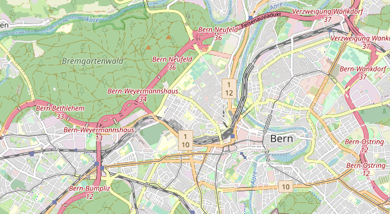 Eventlocations auf Karte