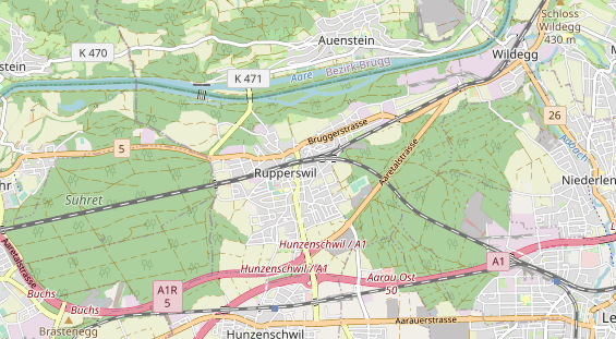 Eventlocations auf Karte