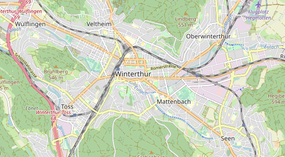 Eventlocations auf Karte