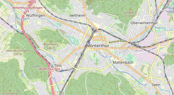 Eventlocations auf Karte
