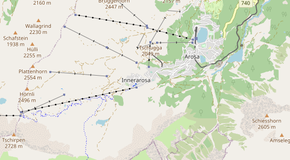 Eventlocations auf Karte