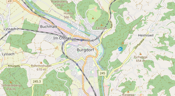 Eventlocations auf Karte