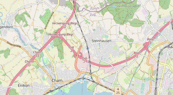 Eventlocations auf Karte