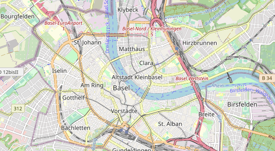 Eventlocations auf Karte