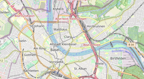 Eventlocations auf Karte