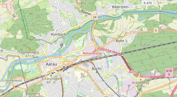 Eventlocations auf Karte