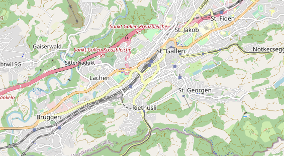 Eventlocations auf Karte