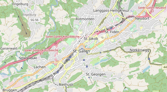 Eventlocations auf Karte