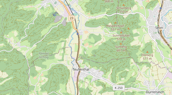 Eventlocations auf Karte