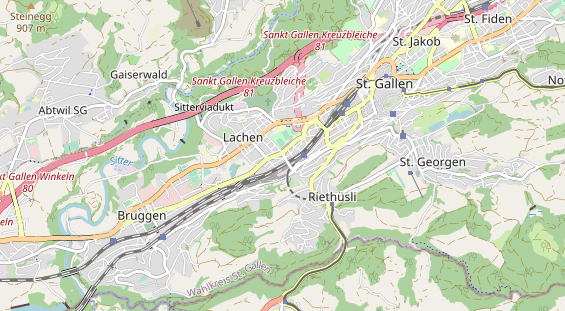 Eventlocations auf Karte