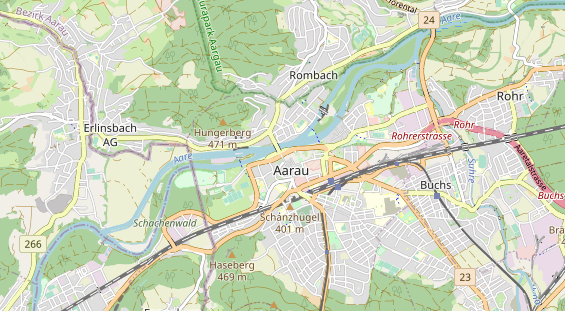 Eventlocations auf Karte