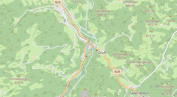 Eventlocations auf Karte