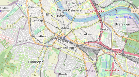 Eventlocations auf Karte