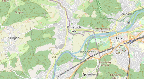 Eventlocations auf Karte