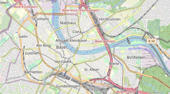 Eventlocations auf Karte