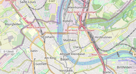 Eventlocations auf Karte