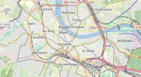 Eventlocations auf Karte